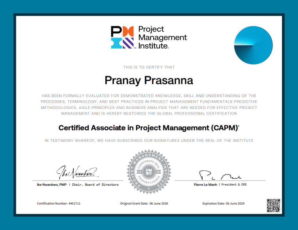 CAMP Certificae